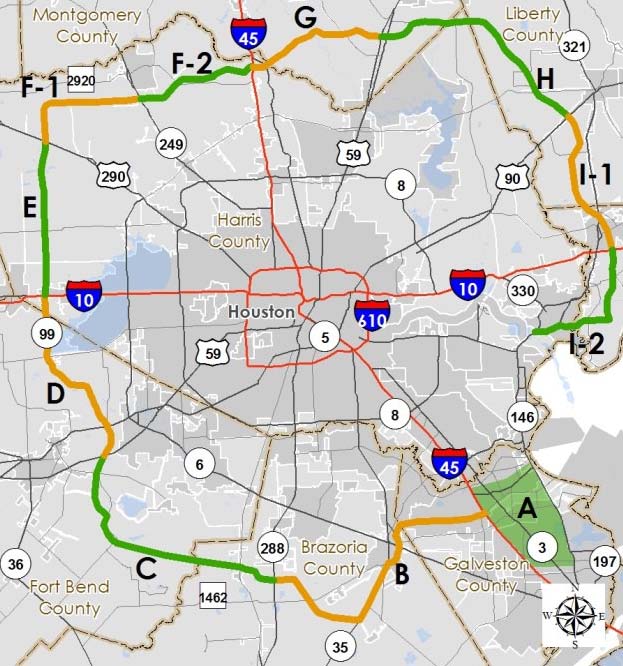 Grand Parkway 99 Map The Texas Department Of Transportation Intends To Issue Rfis For New Projects